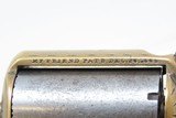 Engraved JAMES REID “My Friend” KNUCKLE DUSTER .22 Caliber Antique REVOLVER 1870s Catskill, New York BRASS KNUCKLE PISTOL Combination - 5 of 14