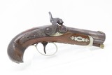 ENGRAVED Antique HENRY DERINGER c. 1850s .44 CALIBER Percussion BELT Pistol Henry Deringer’s Famous Pocket/Belt Pistol - 2 of 17