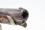 ENGRAVED Antique HENRY DERINGER c. 1850s .44 CALIBER Percussion BELT Pistol Henry Deringer’s Famous Pocket/Belt Pistol - 7 of 17