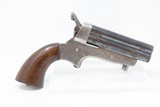 c1860s Engraved Copy 4-Barrel SHARPS PEPPERBOX .30 Rimfire Pistol Antique
With Revolving Firing Pin! - 13 of 16
