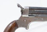 c1860s Engraved Copy 4-Barrel SHARPS PEPPERBOX .30 Rimfire Pistol Antique
With Revolving Firing Pin! - 15 of 16
