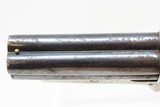 c1860s Engraved Copy 4-Barrel SHARPS PEPPERBOX .30 Rimfire Pistol Antique
With Revolving Firing Pin! - 9 of 16