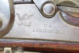 INDIAN WARS Antique SPRINGFIELD Model 1868 Breech Loading TRAPDOOR Rifle1863 Dated Lock & 1870 Dated Breech with SLING! - 6 of 23