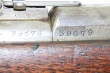 INDIAN WARS Antique SPRINGFIELD Model 1868 Breech Loading TRAPDOOR Rifle1863 Dated Lock & 1870 Dated Breech with SLING! - 16 of 23
