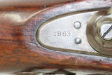 INDIAN WARS Antique SPRINGFIELD Model 1868 Breech Loading TRAPDOOR Rifle1863 Dated Lock & 1870 Dated Breech with SLING! - 7 of 23