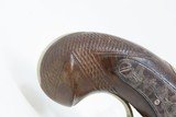 c1850s Period Copy of Henry DERINGER’S Hideout Pistol PHILADELPHIA Antique
.41 Caliber Engraved, German Silver “PEANUT” Sized Pistol! - 3 of 16