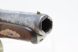c1850s Period Copy of Henry DERINGER’S Hideout Pistol PHILADELPHIA Antique
.41 Caliber Engraved, German Silver “PEANUT” Sized Pistol! - 6 of 16
