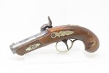 c1850s Period Copy of Henry DERINGER’S Hideout Pistol PHILADELPHIA Antique
.41 Caliber Engraved, German Silver “PEANUT” Sized Pistol! - 13 of 16
