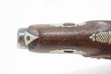 c1850s Period Copy of Henry DERINGER’S Hideout Pistol PHILADELPHIA Antique
.41 Caliber Engraved, German Silver “PEANUT” Sized Pistol! - 9 of 16