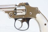 NICKEL & MOTHER of PEARL SMITH & WESSON .32 Safety Hammerless REVOLVER C&Rc1902 5-Shot “LEMMON SQUEEZER” - 7 of 23