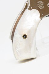 NICKEL & MOTHER of PEARL SMITH & WESSON .32 Safety Hammerless REVOLVER C&Rc1902 5-Shot “LEMMON SQUEEZER” - 21 of 23