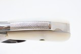 NICKEL & MOTHER of PEARL SMITH & WESSON .32 Safety Hammerless REVOLVER C&Rc1902 5-Shot “LEMMON SQUEEZER” - 10 of 23