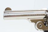 NICKEL & MOTHER of PEARL SMITH & WESSON .32 Safety Hammerless REVOLVER C&Rc1902 5-Shot “LEMMON SQUEEZER” - 8 of 23