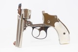 NICKEL & MOTHER of PEARL SMITH & WESSON .32 Safety Hammerless REVOLVER C&Rc1902 5-Shot “LEMMON SQUEEZER” - 19 of 23