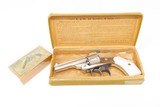 NICKEL & MOTHER of PEARL SMITH & WESSON .32 Safety Hammerless REVOLVER C&Rc1902 5-Shot “LEMMON SQUEEZER” - 2 of 23