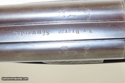 Rare DREYSE NEEDLE FIRE Shotgun PRUSSIAN Antique Double Barrel SxS 16 Gaugec1850s Predecessor to the Centerfire System! - Image 10 of 21
