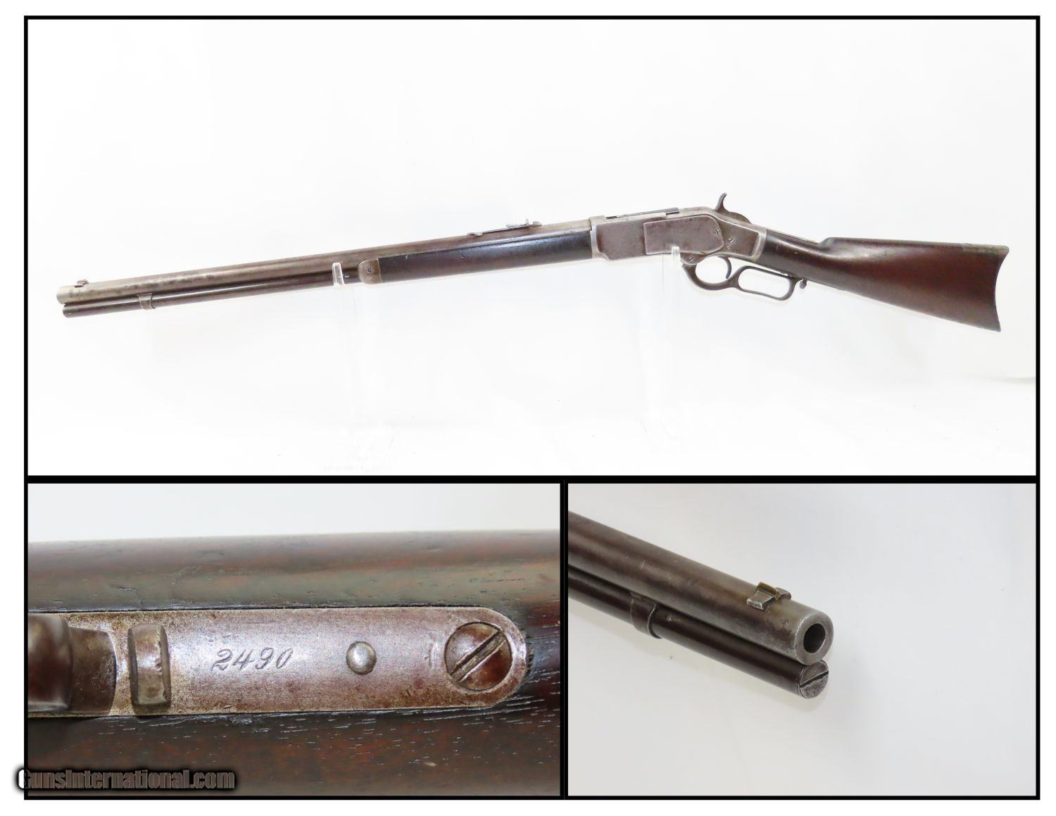 EARLY 1st Model WINCHESTER 1873 Lever Action Rifle .44-40 WCF c1874 ...