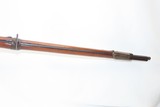 Rare PILLOCK CONVERSION Antique U.S. R&C LEONARD Contract Model 1808 MUSKET WAR OF 1812 Dated; 1 of only 5,000 Made - 11 of 22