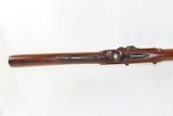 Rare PILLOCK CONVERSION Antique U.S. R&C LEONARD Contract Model 1808 MUSKET WAR OF 1812 Dated; 1 of only 5,000 Made - 9 of 22