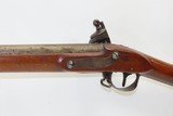 Rare PILLOCK CONVERSION Antique U.S. R&C LEONARD Contract Model 1808 MUSKET WAR OF 1812 Dated; 1 of only 5,000 Made - 19 of 22