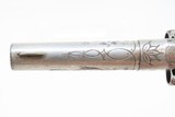 ENGRAVED, NICKEL, IVORY 1873 Patent OTIS SMITH .32 Rimfire REVOLVER Antique SCARCE Little Wild West HIDEOUT Revolver! - 8 of 16