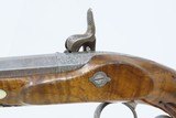 Antique PAIR of ENGRAVED Belgian .48 Cal. Percussion TARGET/DUELING Pistols Liege Proofed Pistols with RELIEF CARVED STOCKS - 17 of 25