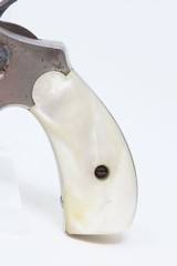 NICKEL & PEARL S&W 1st Model LADYSMITH .22 LONG Double Action C&R Revolver Scarce, EARLY SERIAL NUMBER - 3 of 16