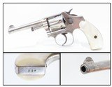 NICKEL & PEARL S&W 1st Model LADYSMITH .22 LONG Double Action C&R Revolver Scarce, EARLY SERIAL NUMBER - 1 of 16