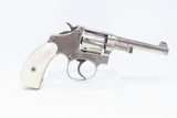 NICKEL & PEARL S&W 1st Model LADYSMITH .22 LONG Double Action C&R Revolver Scarce, EARLY SERIAL NUMBER - 13 of 16