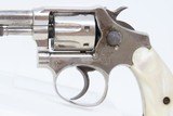 NICKEL & PEARL S&W 1st Model LADYSMITH .22 LONG Double Action C&R Revolver Scarce, EARLY SERIAL NUMBER - 4 of 16
