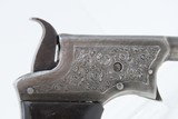 Engraved REMINGTON Antique SAW HANDLE Vest Pocket .22 Cal. Rimfire DERINGER SCARCE 1 of 17,000 Made During Production Run! - 15 of 16
