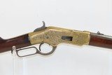 1872 Antique WINCHESTER “YELLOWBOY” Model 1866 .44 Caliber SADDLE RING Carbine
ENGRAVED ICONIC Lever Action SRC Made in 1872 - 18 of 21