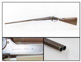 c1877 Antique PARKER BROTHERS Double Barrel SxS UNDER LIFTER HAMMER Shotgun 12 Gauge Side x Side Hammer Gun Made In 1877 - 1 of 21