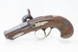 SAN FRANCISCO, California CURRY Agent H. DERINGER Percussion Pistol Antique ENGRAVED “Peanut” Size HIDEOUT Pistol - 14 of 17
