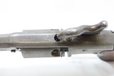 CIVIL WAR Antique SAVAGE .36 Caliber NAVY Percussion SINGLE ACTION Revolver Scarce & Unique Two-Trigger Revolver - 7 of 16