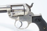 1880 mfr. Colt “LIGHTNING” SHERIFF’S MODEL Model 1877 .38 Revolver Antique
Etched Panel with Nickel Finish and Blued Accents - 4 of 18