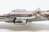 Rare Short-Barreled ENGRAVED Nickel PEARL 1870s SMITH & WESSON No1 RevolverVery Handsome 7-Shot S&W in .22! - 8 of 18