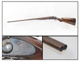 Engraved W.W. GREENER Antique DOUBLE BARREL 12 Gauge S x S HAMMER ShotgunNicely Engraved BRITISH 12 Gauge Shotgun - 1 of 24