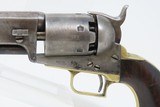 RARE Early 1st Model Colt 1851 Navy SQUAREBACK Trigger Guard Wedge/Screw 3 Digit Serial Number Iconic Sidearm - 4 of 20