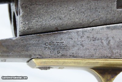 Antique CIVIL WAR Era 3rd Model COLT DRAGOON .44 Cal. PERCUSSION Revolver One of 10,500; Made in 1853 - Image 6 of 22