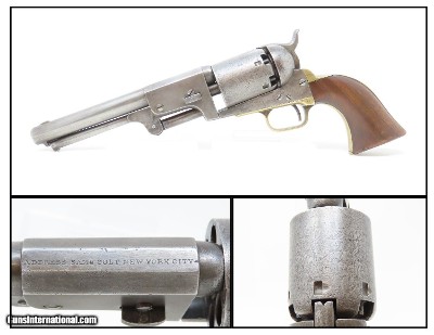 Antique CIVIL WAR Era 3rd Model COLT DRAGOON .44 Cal. PERCUSSION Revolver One of 10,500; Made in 1853