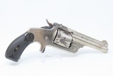 SMITH & WESSON .38 5-Shot Single Action Revolver Antique Nickel Case Colors Successor of the 1st Model “Baby Russian”! - 15 of 18