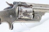 SMITH & WESSON .38 5-Shot Single Action Revolver Antique Nickel Case Colors Successor of the 1st Model “Baby Russian”! - 17 of 18