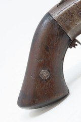 ENGRAVED Antique SPRINGFIELD ARMS Company Percussion WARNER PATENT Revolver CIVIL WAR Era Self Defense Weapon! - 3 of 16