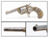 c1876 DeGRESS Horse Head Grips, Engraved COLT NEW LINE .22 7-Shot RevolverFancy Pocket Sidearm Made in 1876!