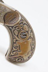 c1876 DeGRESS Horse Head Grips, Engraved COLT NEW LINE .22 7-Shot Revolver
Fancy Pocket Sidearm Made in 1876! - 3 of 16
