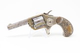 c1876 DeGRESS Horse Head Grips, Engraved COLT NEW LINE .22 7-Shot Revolver
Fancy Pocket Sidearm Made in 1876! - 2 of 16