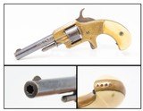 1870s Engraved, IVORY Eli WHITNEY .22 Rimfire No. 1 POCKET Revolver Antique 1 of Just 3500 Manufactured at the Whitneyville Armory! - 1 of 16