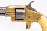 1870s Engraved, IVORY Eli WHITNEY .22 Rimfire No. 1 POCKET Revolver Antique 1 of Just 3500 Manufactured at the Whitneyville Armory! - 4 of 16
