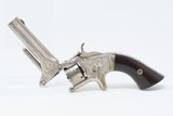 1860s ENGRAVED, PLATED SMITH & WESSON No. 1 7-Shot .22 S&W REVOLVER Antique S&W’s Flagship Revolver Design! - 13 of 18